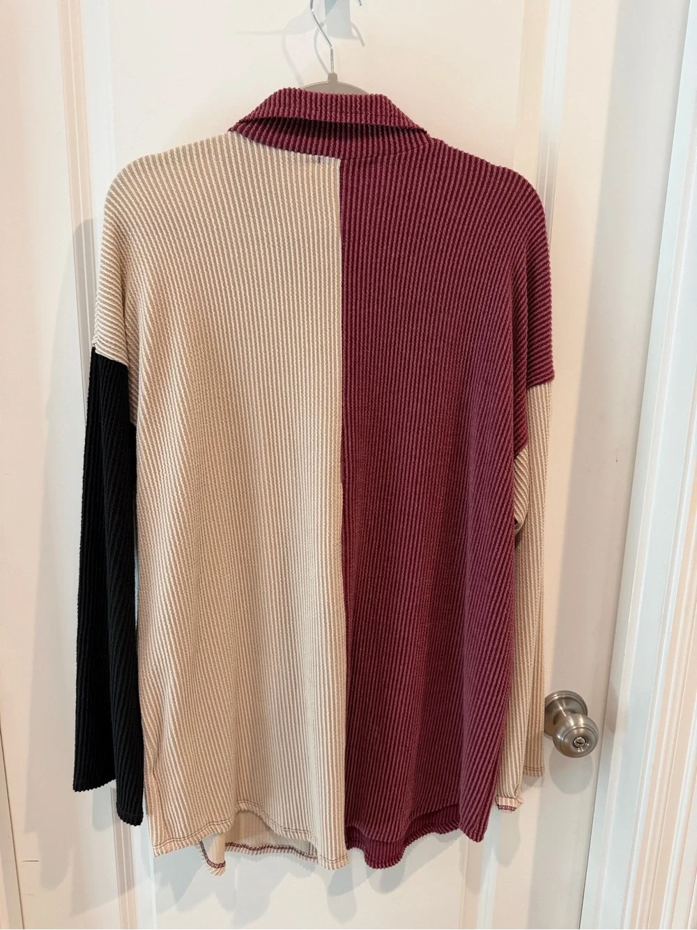 NWT RJ 220 Ribbed Colorblock Button-Up Shirt Size XL - Picture 10 of 16